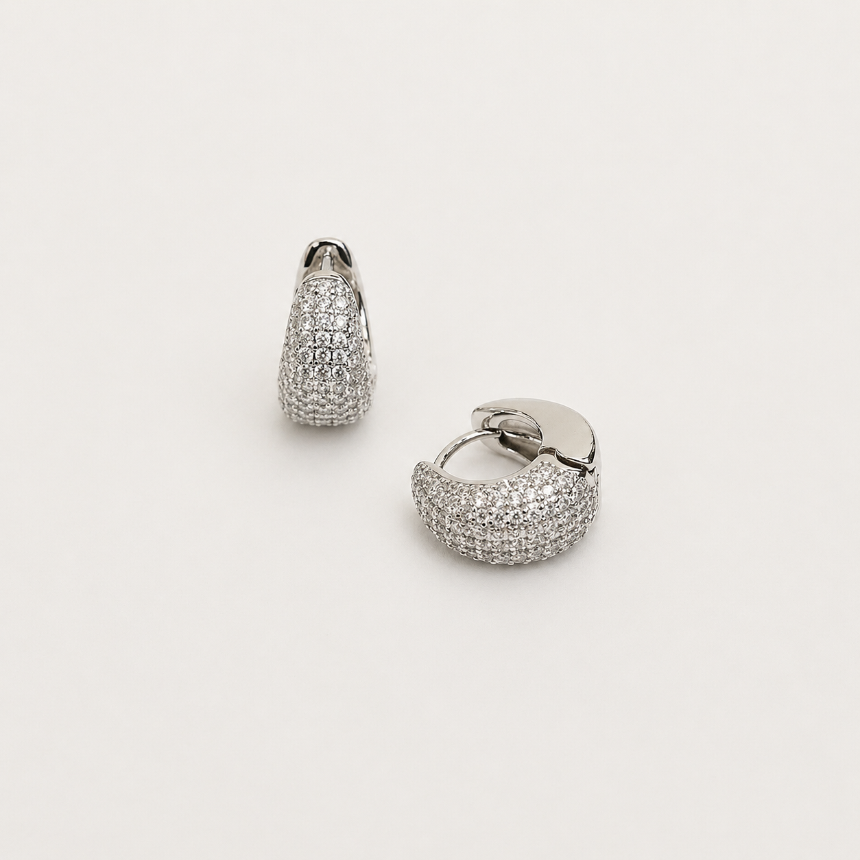 Brinco Gota De Zirconia